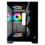 Imagem de Gabinete Gamer Rise Mode Galaxy Glass M Mini, M-ATX, Lateral e Frontal em Vidro Temperado, Sem FANs, Preto - RM-GA-GGMN-FB