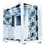 Imagem de Gabinete Gamer Rise Mode Galaxy Glass Sound, Mid Tower, RGB, LED, Lateral e Frontal em Vidro Temperado, Sem Fans, Branco - RM-GA-GGS-FW