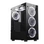 Imagem de Gabinete Gamer Rise Mode Glass 06x, Mid Tower, ARGB, ATX, Lateral e Frente em Vidro, 6x Fans, Preto - RM-CA-06XB-ARGB