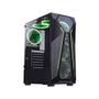 Imagem de Gabinete Gamer Rise Mode X4 Glass, Barra de LED ARGB, Lateral em Vidro Fumê, Sem FANs, Preto - RM-X4-04-FB