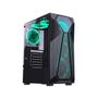 Imagem de Gabinete Gamer Rise Mode X4 Glass, Barra de LED ARGB, Lateral em Vidro Fumê, Sem FANs, Preto - RM-X4-04-FB