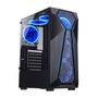 Imagem de Gabinete Gamer Rise Mode X4 Glass, Barra de LED RGB, Lateral em Vidro Fumê, Preto - RM-X4-04-FB