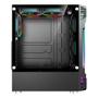 Imagem de Gabinete Gamer Rise Mode Zeus Glass 01, Mid Tower, Led Frontal customizável, Lateral em Vidro, Sem FANs, Preto - RM-CA-ZE-01-FB