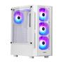 Imagem de Gabinete Gamer Segotep Flexi 5, Mid Tower, ATX, Lateral em Vidro, branco - SEG-CASE-FLX5W-WW