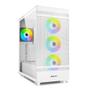 Imagem de Gabinete Gamer Sharkoon Rebel C50 RGB, Mid Tower, ATX, Lateral em Vidro Temperado, 4x Cooler Fan ARGB, Branco - C50 RGB