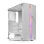 Imagem de Gabinete Gamer TGT Carbon V2, RGB, Mid-Tower, Lateral De Vidro, Com 3 Fans, Branco, TGT-CBNV2-WH