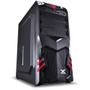 Imagem de Gabinete Gamer VX Gaming Aquila AQSFVM 28923 Vinik 3 Baias Preto/Vermelho