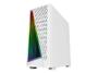 Imagem de Gabinete Gamer White Neon Mid Tower Vidro Temperado RGB c/ 3 Fans