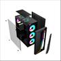 Imagem de Gabinete Gamer Xway 01151 Fonte 600w Usb3.0 Led 4 Fans Rgb