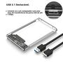 Imagem de Gabinete HDD/SSD 2,5" 4TB com USB 3.1 - Suporte SATA III e UASP