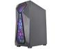 Imagem de Gabinete K-Mex, Warlock, Mid-Tower, Rgb, Com Fita De Led