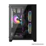 Imagem de Gabinete matx bpc-345b brazilpc gamer preto /4 cooler