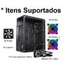 Imagem de Gabinete Micro Atx Gamer Xway Acrilico 01146 Fonte 500 2xfan