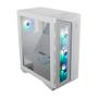 Imagem de Gabinete MSI MPG GUNGNIR 110R WHITE, ARGB, MID-TOWER, LATERAL DE VIDRO, COM 4 FANS, 306-7G10W21-W57