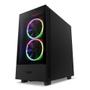 Imagem de Gabinete NZXT H5 Elite Compact, Mid Tower, RGB, ATX, Lateral  e Frontal em Vidro Temperado, 3x Cooler Fan, Preto - CC-H51EB-01