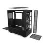 Imagem de Gabinete NZXT H5 Elite Compact, Mid Tower, RGB, ATX, Lateral  e Frontal em Vidro Temperado, 3x Cooler Fan, Preto - CC-H51EB-01