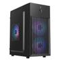 Gabinete Office Rise Mode X1 Black, Mini Tower, M-ATX, Sem FANs, Preto - RM-GA-OFX1-FB Imagem de Gabinete Office Rise Mode X1 Black, Mini Tower, M-ATX, Sem FANs, Preto - RM-GA-OFX1-FB