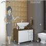 Imagem de Gabinete para Banheiro 1 Porta Mimo Albatroz Móveis (Não Acompanha Cuba)