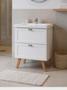 Imagem de Gabinete para Banheiro com Cuba e Espelheira 60cm Retro Mdf Branco Milano - On Móveis