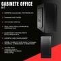 Imagem de Gabinete Preto de Computador Painel Frontal Com Portas USB MidTower PCYES GBV2KBR