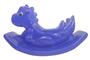 Imagem de gagorra dino infantil Azul para brincar em playground ao ar livre