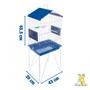 Gaiola Calopsita Viveiro Agapornis Ave Mansa Epóxi COR AZUL - Jel Plast Imagem de Gaiola Calopsita Viveiro Agapornis Ave Mansa Epóxi COR AZUL