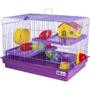 Imagem de Gaiola Para Hamster 2 Andares Big Space Lilas Jel Plast