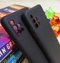 Imagem de  Galaxy A22 4g capa preta de silicone com forro