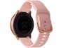 Imagem de Galaxy Watch Active Samsung Rosé com 39,5 mm Pulseira de Silicone Bluetooth NFC 4GB