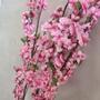 Imagem de Galho artificial de Cerejeira Rosa Grande Toque Real  1,23 Decoração Sala  Escritório - Micare Decor