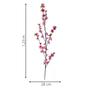 Imagem de Galho artificial de Cerejeira Rosa Grande Toque Real  1,23 Decoração Sala  Escritório - Micare Decor
