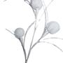 Imagem de Galho Decorativo Branco com Pom Pom