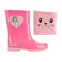 Imagem de Galocha Grendene Barbie Heart Meninas Rosa Com Polaina