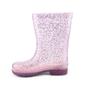 Imagem de Galocha Infantil Bota Menina Glitter Mar & Cor Para Chuva Confortável Impermeavel