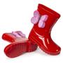 Imagem de Galocha Kids Menina Borboleta 3D Vermelho Mar&Cor