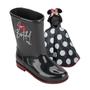 Imagem de Galocha Minnie Rain Fun com Capa de Chuva Grendene Kids 23083 Bota de Menina