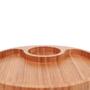 Imagem de Gamela Multiuso Para Churrasco Com 2 Divisórias Bamboo Mor