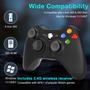 Imagem de Gamepad Enstixsm para controle Xbox 360 Wireless, pacote com 2