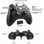 Imagem de Gamepad USB com Fio para Computador - Controlador Preto
