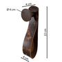 Imagem de Gancho Corten Com material sintético Rajado
