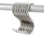 Imagem de Gancho De S 1 C Inox Picelli Para Açougue e Frigorífico Com 12 Unidades e Capacidade de 20 Kg
