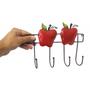 Imagem de Gancho Metal Bolsa Chapeu Bone Jardim Cozinha Enfeite Legume Fruta Pendura Kit Com 4 (pt-c-l)