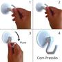 Imagem de Gancho Para Pendurar Objetos Toalha Individual Com Ventosa