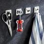 Imagem de Gancho parede inox quadrado c/ 2 pc