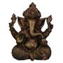 Imagem de Ganesha Grande Deus Da Fortuna Prosperidade Intelecto Resina