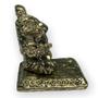 Imagem de Ganesha Incensário Mini Em Metal Dourado 3 Cm