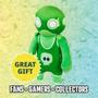 Imagem de Gang Beasts Amarelo e Verde Wrestler Plush 2pk 12 "Jogo