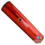 Imagem de Ganzá profissional pequeno 20 cm Vermelho Luen 19018VM chocalho shaker tubo alumínio