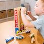 Imagem de Garagem de estacionamento Melissa & Doug Stack & Count com 10 carros