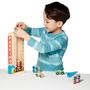 Imagem de Garagem de estacionamento Melissa & Doug Stack & Count com 10 carros